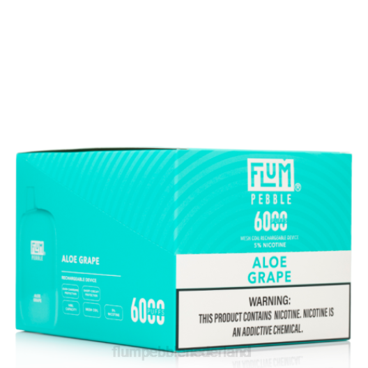 FLUM PEBBLES 6000 soesjes 10 pakjes aloë druif - Flum Pebble vape Nederland VT48U3