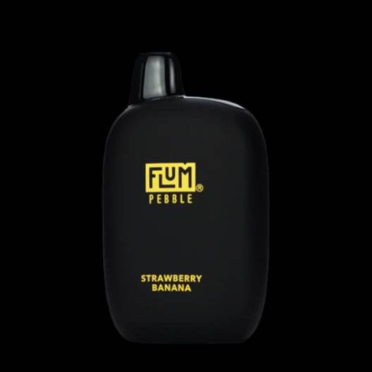 FLUM PEBBLES 6000 trekjes aardbei banaan - Flum Pebble vape near me VT48U70