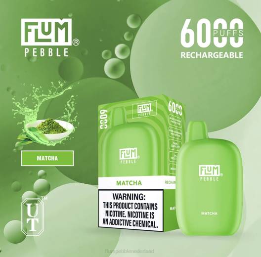 FLUM PEBBLES 6000 trekjes matcha - Flum Pebble near me VT48U54
