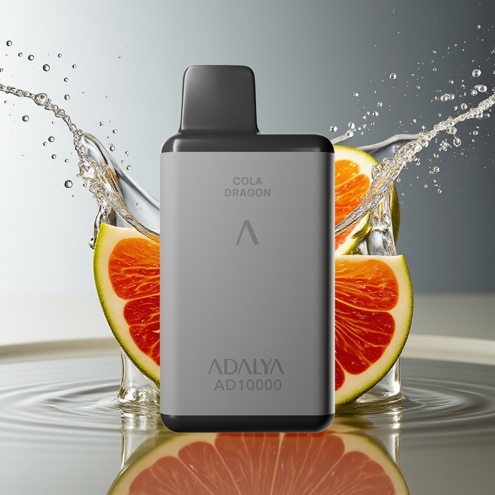 Adalya AD 10000 Puffs Wegwerp Vape Cola Draak Ruimtegrijs USB-C 14ml