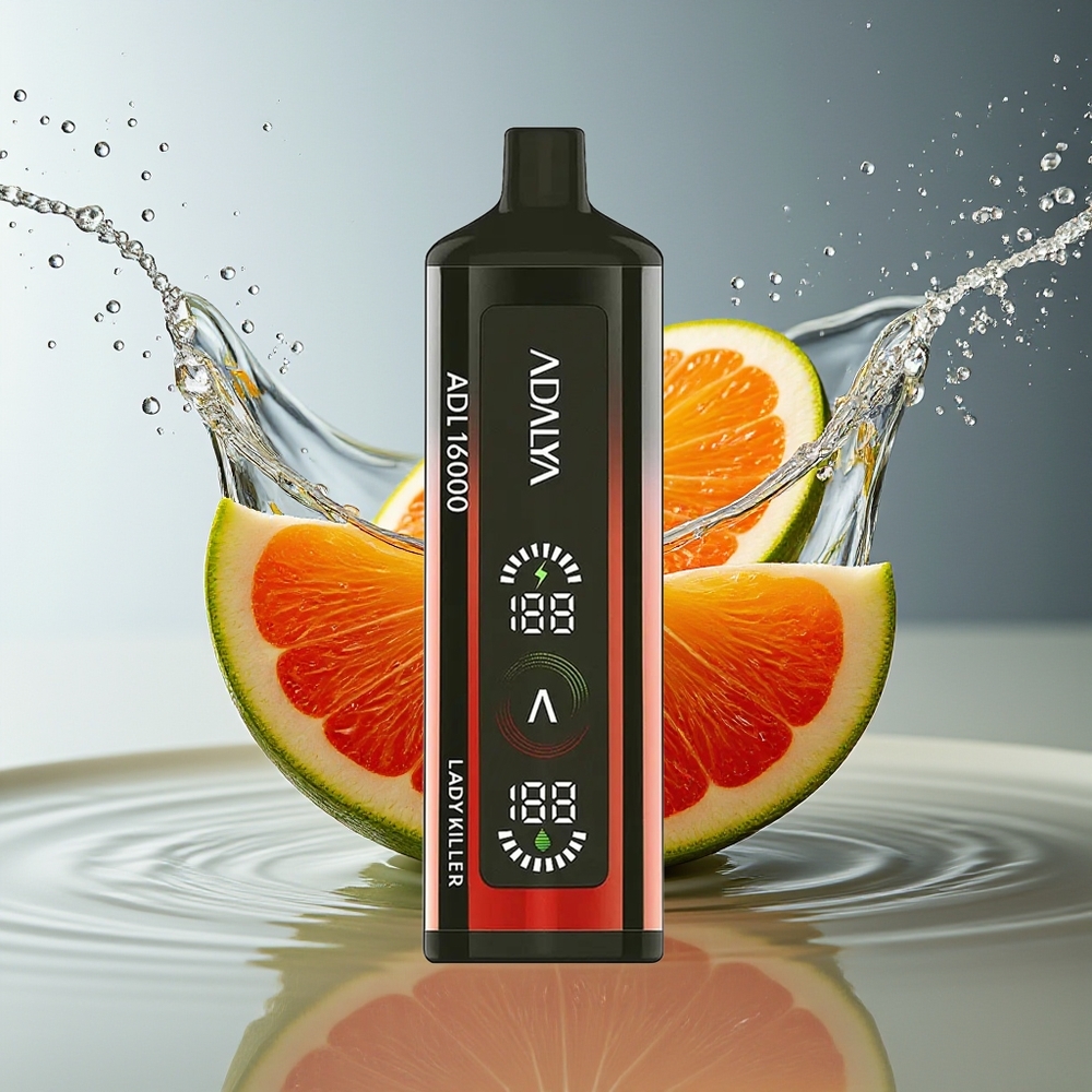 Adalya ADL 16000 PRO Puffs Staal Pijp Damesmoordenaar