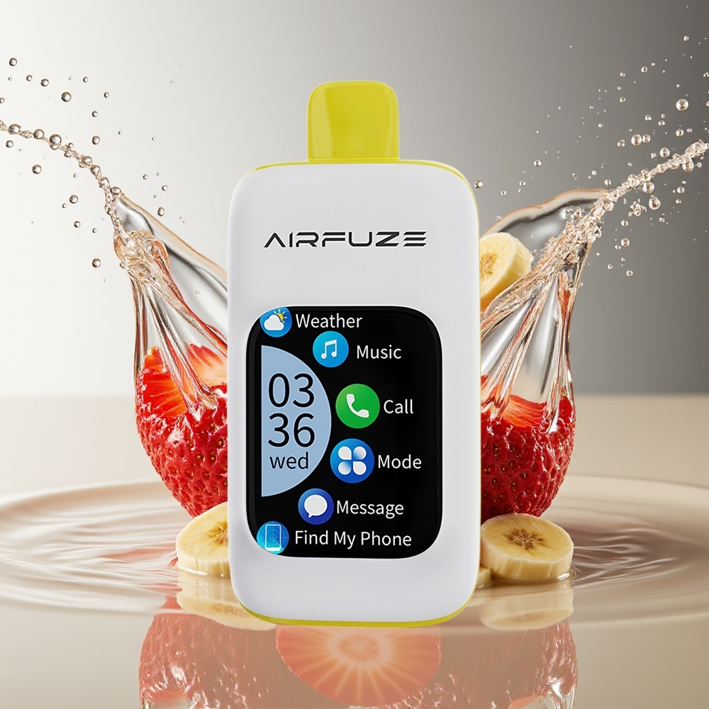 AirFuze Smart 30000 Puffs Aardbei Banaan 5% 900mAh Type-C Touch