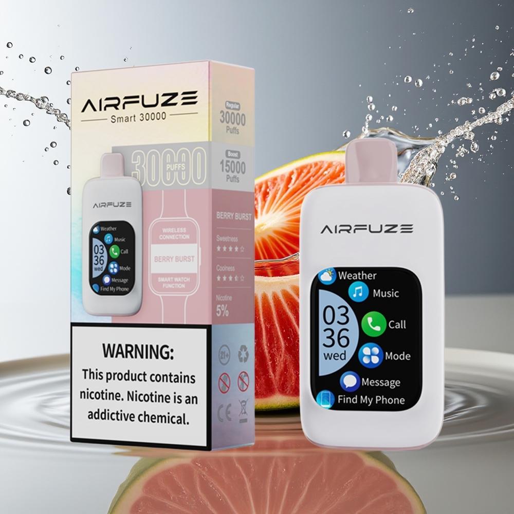 AirFuze Smart 30000 Puffs Bessenmix Touchscreen Type-C 900mAh