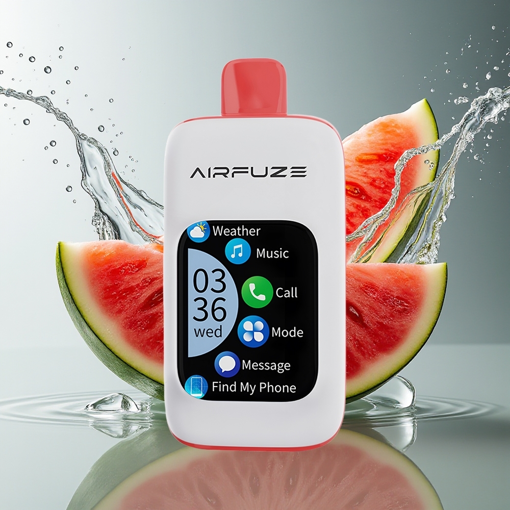 AirFuze Smart 30000 Puffs Watermeloen Ijs Wegwerp Vape TFT 5% 900mAh Type-C