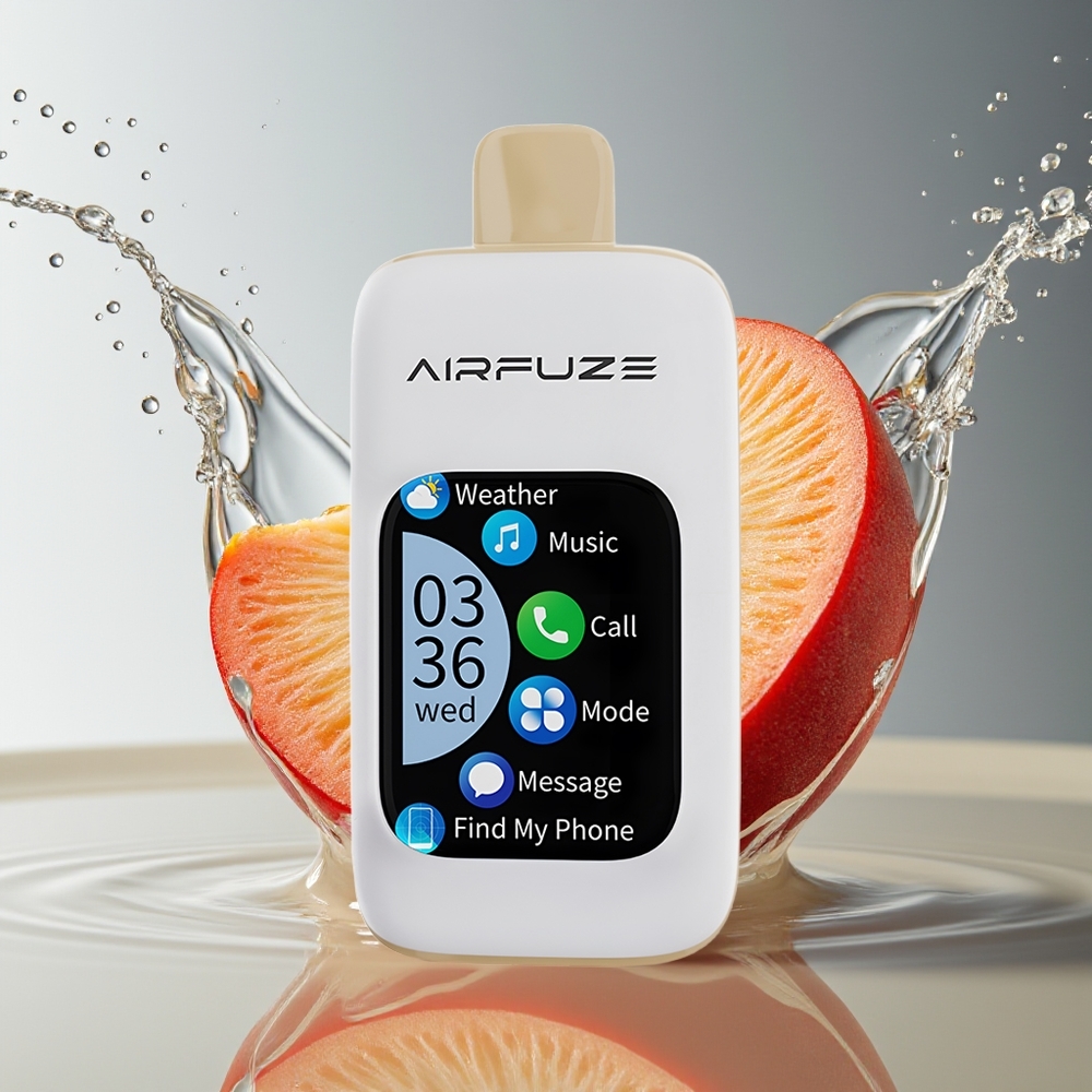 AirFuze Smart 30000 Puffs Wegwerp Vape Sappige Perzik met 5% Nicotine & Type-C Opladen