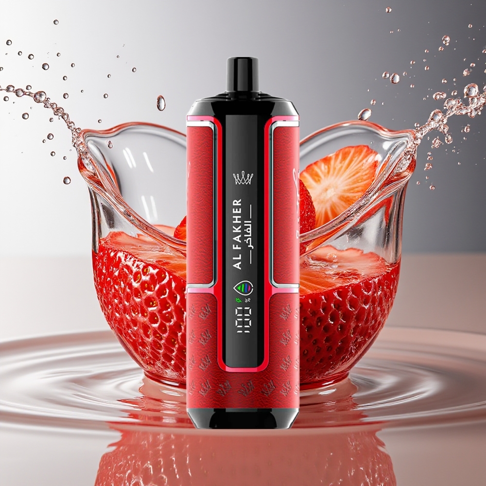 Al Fakher Crown Bar 15K Hypermax Aardbeien Punch Hypermax Wegwerp Vape Kit