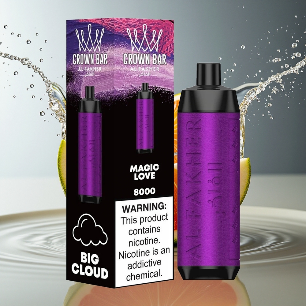 Al Fakher Crown Bar 8000 Magische Lucht Kristal Wegwerp Vape