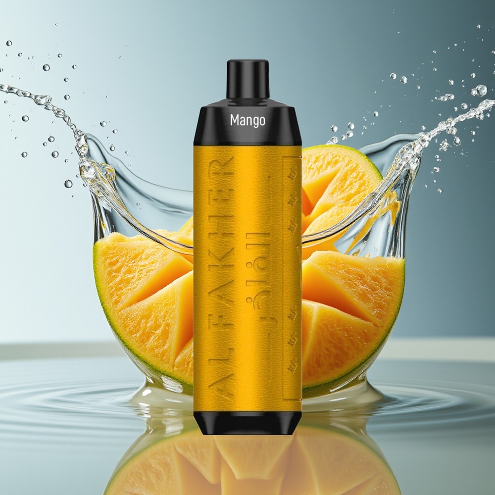 Al Fakher Crown Bar 8000 Mango IJs Wegwerp Vape 18ml 5mg USB-C 600mAh