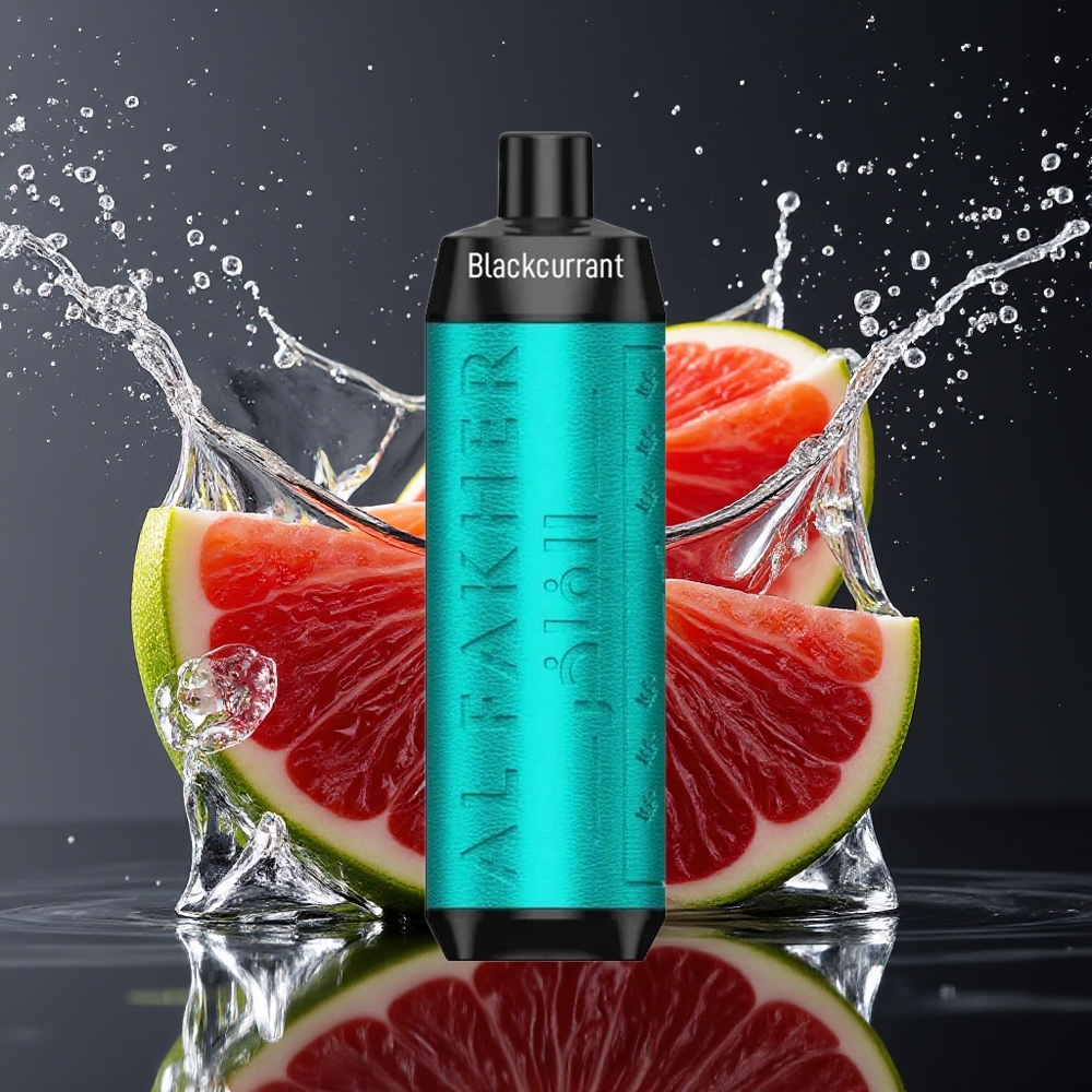 Al Fakher Crown Bar 8000 Zwarte Bes IJs Wegwerp Vape 18ml 5mg 600mAh USB-C