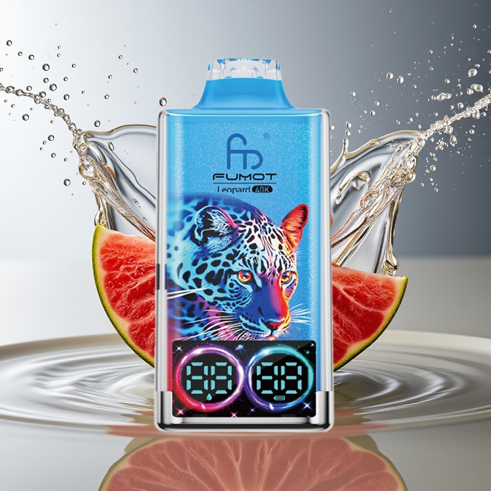 Fumot Luipaard 40K Puffs Wegwerp Vape Gemengde Bessen 5% Nicotine 700mAh Dual Mesh Type-C Digitaal Display