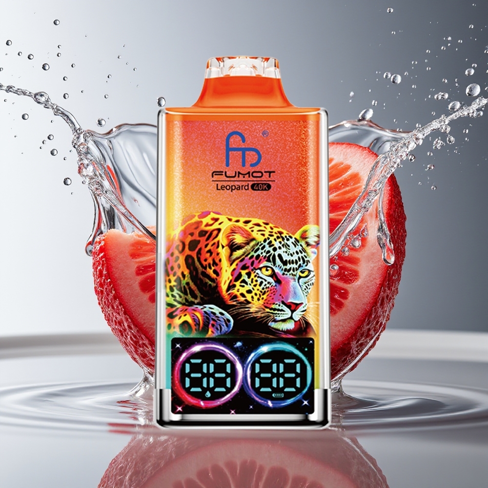 Fumot Luipaard 40K Trekken Kersen IJs Dual Mesh 700mAh Type-C Digitaal Display