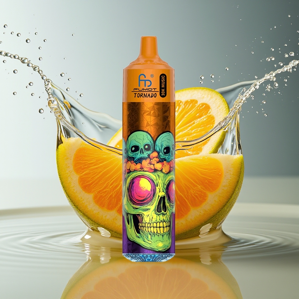 Fumot Randm Tornado 30000 Puffs Drie Mango 30mL 2%/5% 600mAh LED