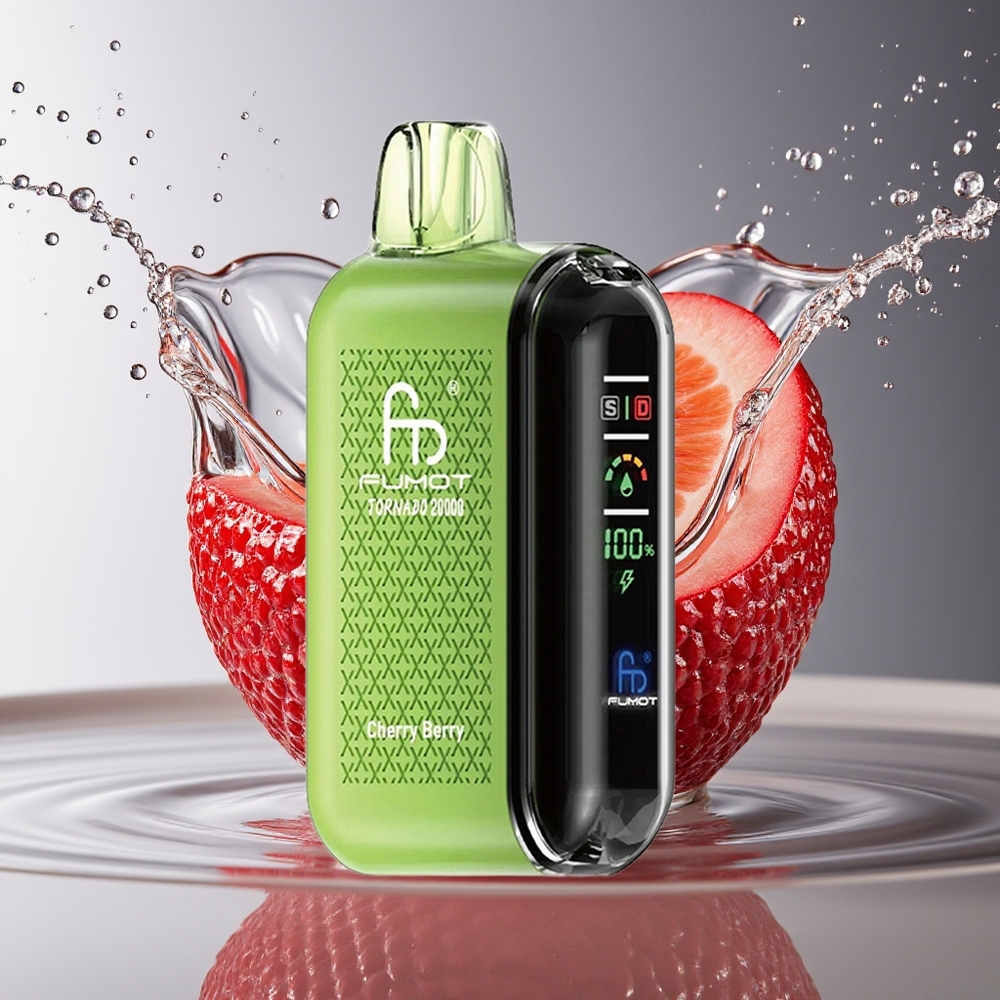 Fumot Tornado 20000 Puffs Kers Bes Dual Mesh Coil 20ml 850mAh Smart Display