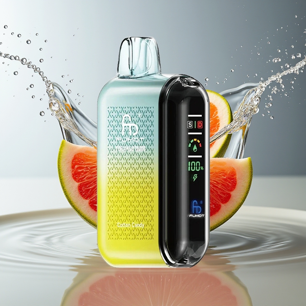 Fumot Tornado 20000 Puffs Suikerspin Dual Mesh 20ml Smart Display