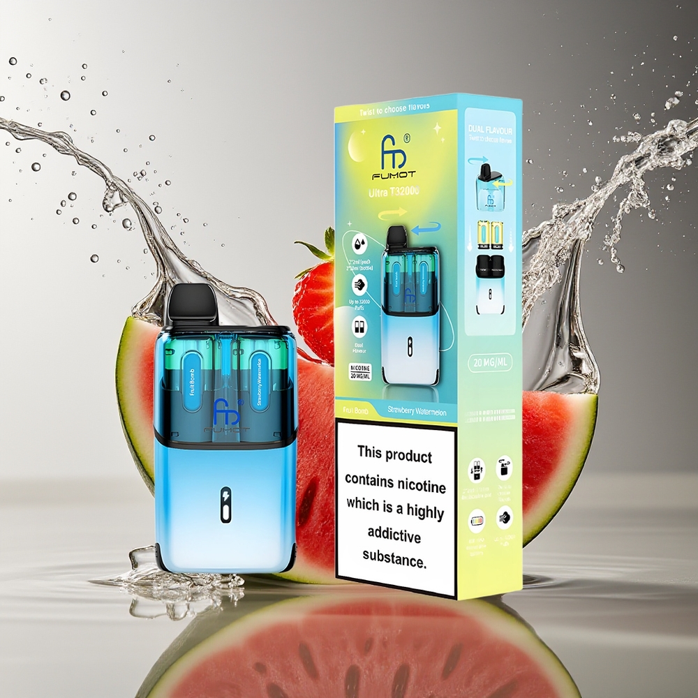 Fumot Ultra T32000 32000 Puffs Type-C Aardbei Watermeloen Wegwerp Vape