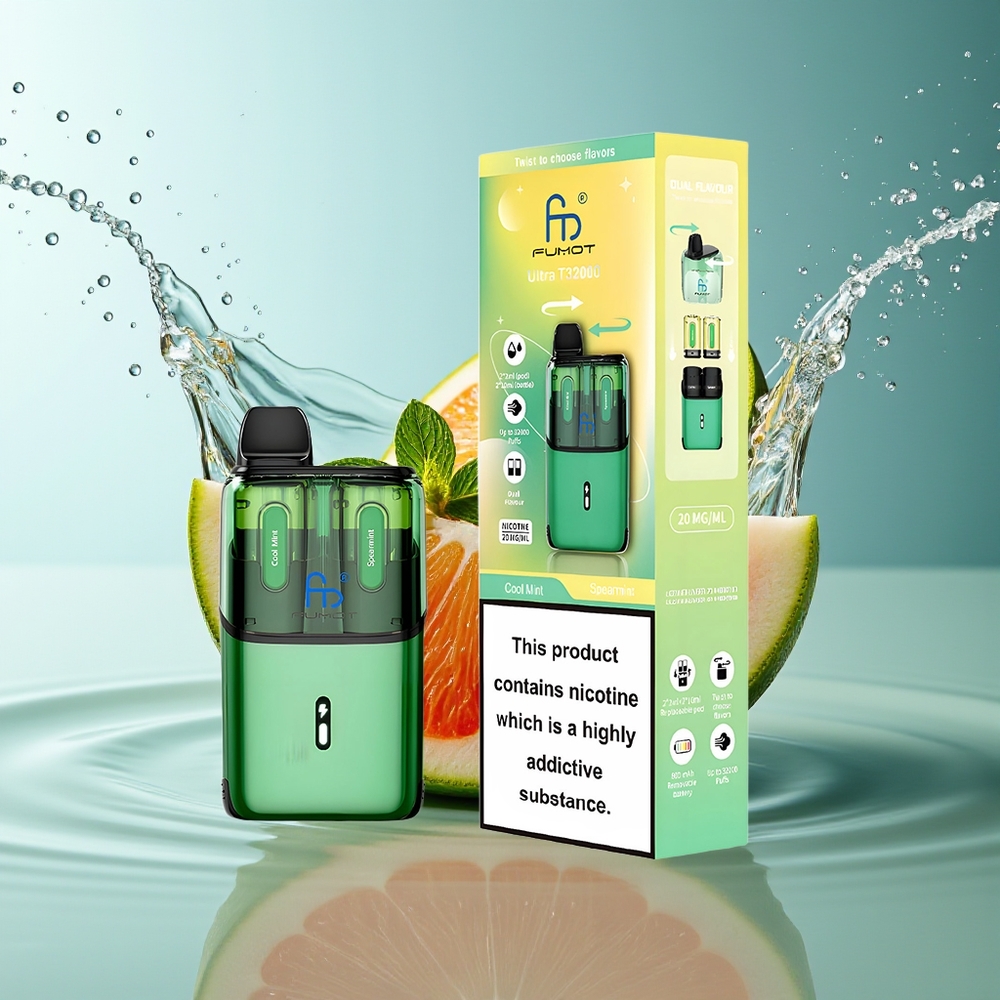 Fumot Ultra T32000 Koel Munt - Spearmint 800mAh Type-C 24ml Mesh