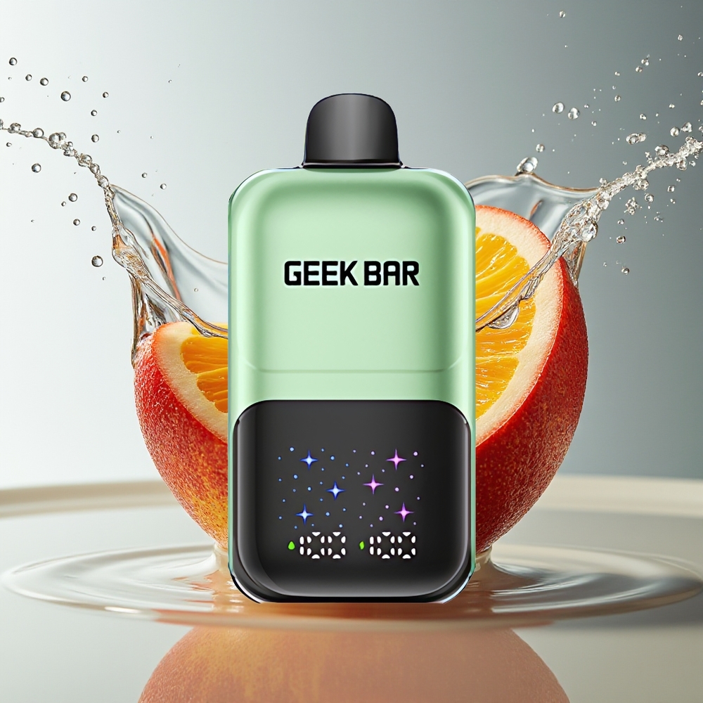 GEEK BAR 2GO 50000 Puffs Dubbel Appel A&B Groot Scherm 3 Niveaus Oplaadbaar