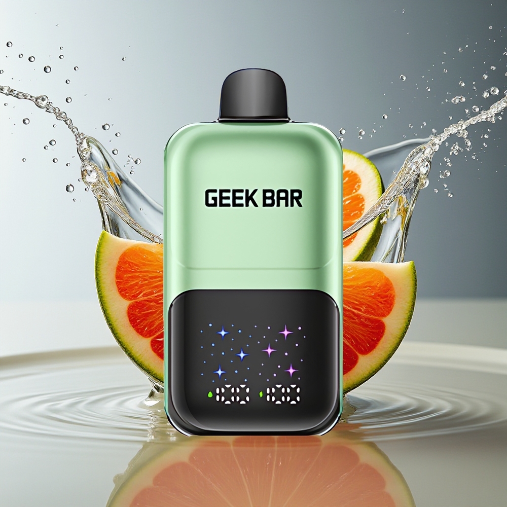 GEEK BAR 2GO 50000 Puffs Zuur Snoep & Zure Vruchten Interactief Scherm 20ml Dual Tanks