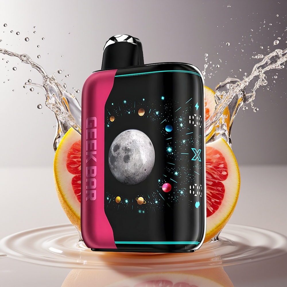 GEEK BAR Platinum Edition 25000 Puffs Zuur Roze Stof Matte Staal Dual Mesh 20mL 2%