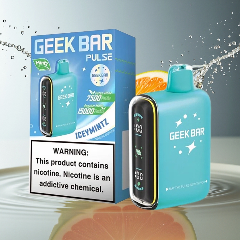 GEEK BAR Pulse 15000 Peuken Munt Editie 16ML 5% USB-C Luchtstroom