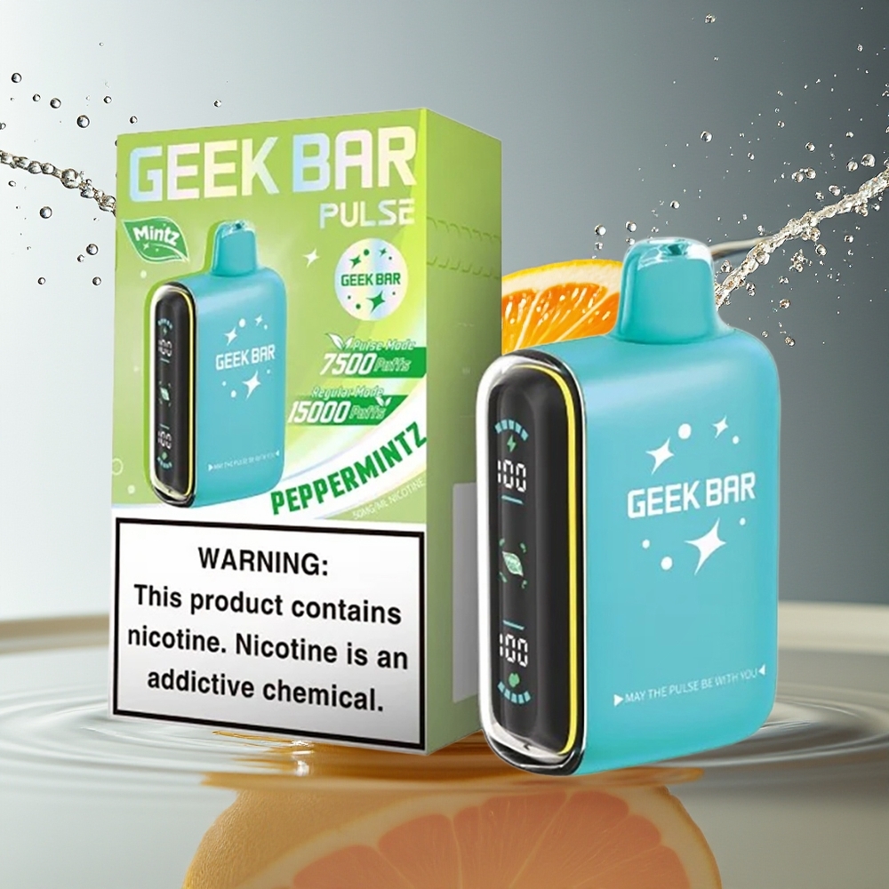 GEEK BAR Pulse 15000 Peuken Munt Editie 16ML 5% USB-C Luchtstroom