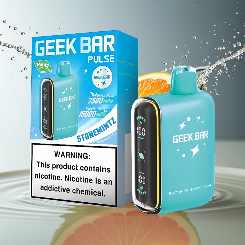 GEEK BAR Pulse 15000 Peuken Munt Editie 16ML 5% USB-C Luchtstroom