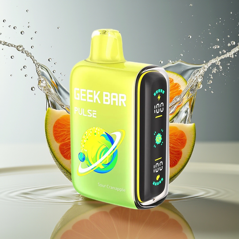 GEEK BAR Pulse 15000 Puffs Wegwerp Vape Zure Editie 16ML 5% USB-C