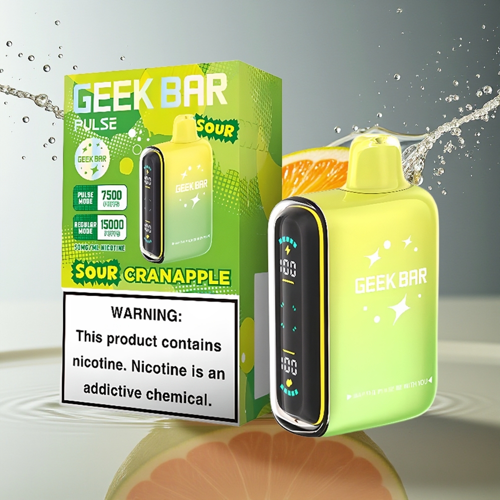 GEEK BAR Pulse 15000 Puffs Wegwerp Vape Zure Editie 16ML 5% USB-C