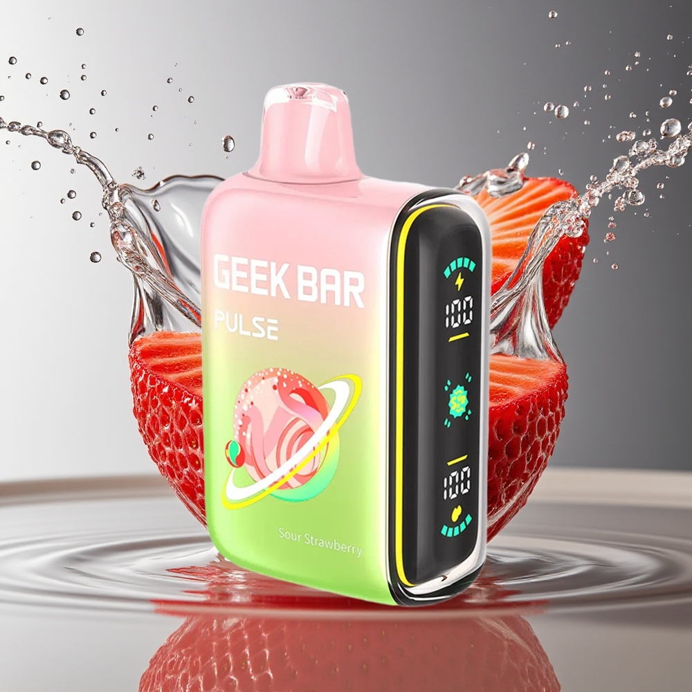 GEEK BAR Pulse 15000 Puffs Wegwerp Vape Zure Editie 16ML 5% USB-C