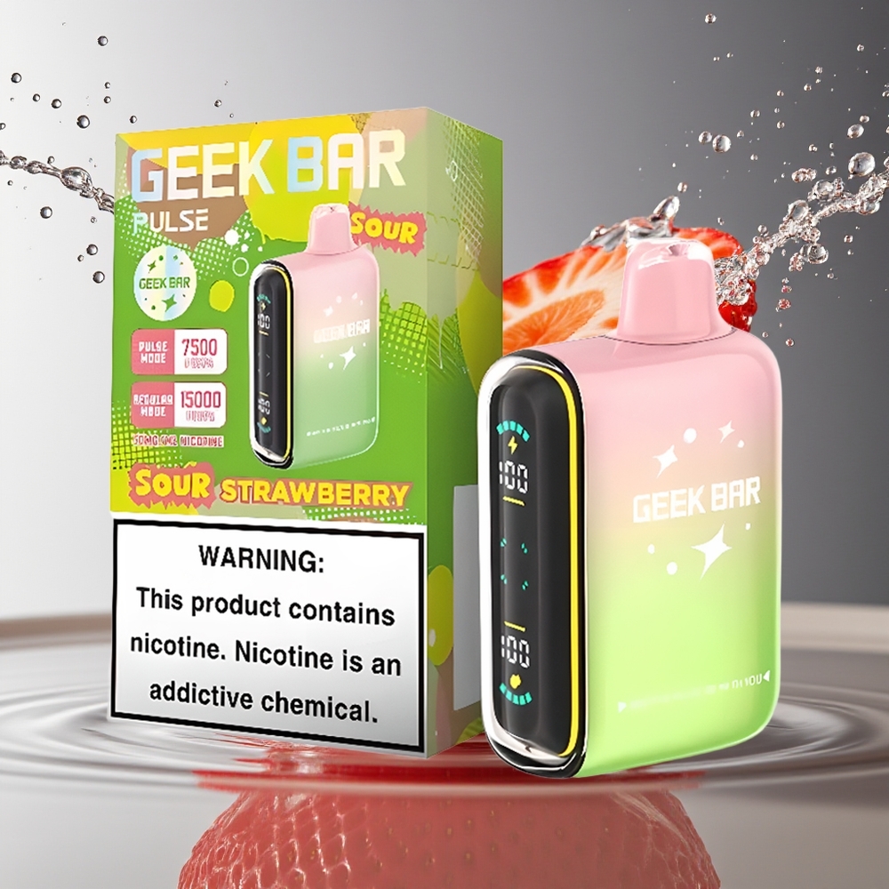 GEEK BAR Pulse 15000 Puffs Wegwerp Vape Zure Editie 16ML 5% USB-C