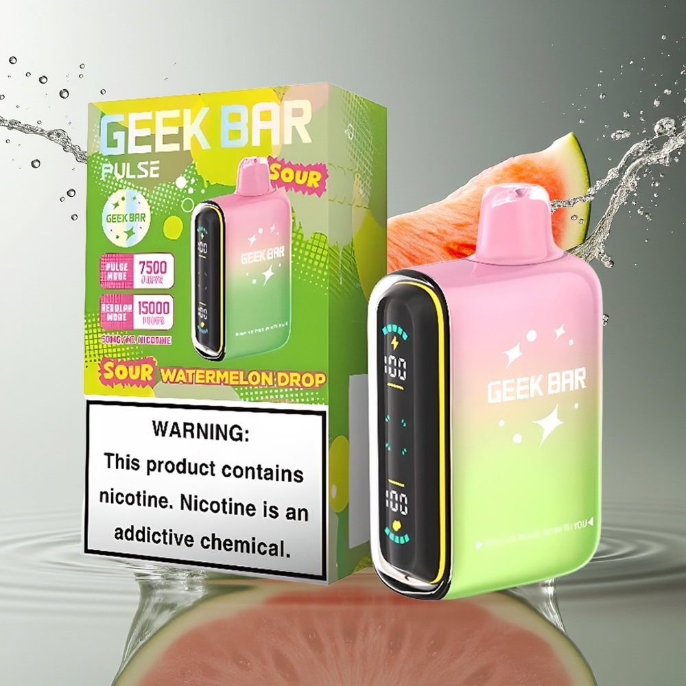GEEK BAR Pulse 15000 Puffs Wegwerp Vape Zure Editie 16ML 5% USB-C