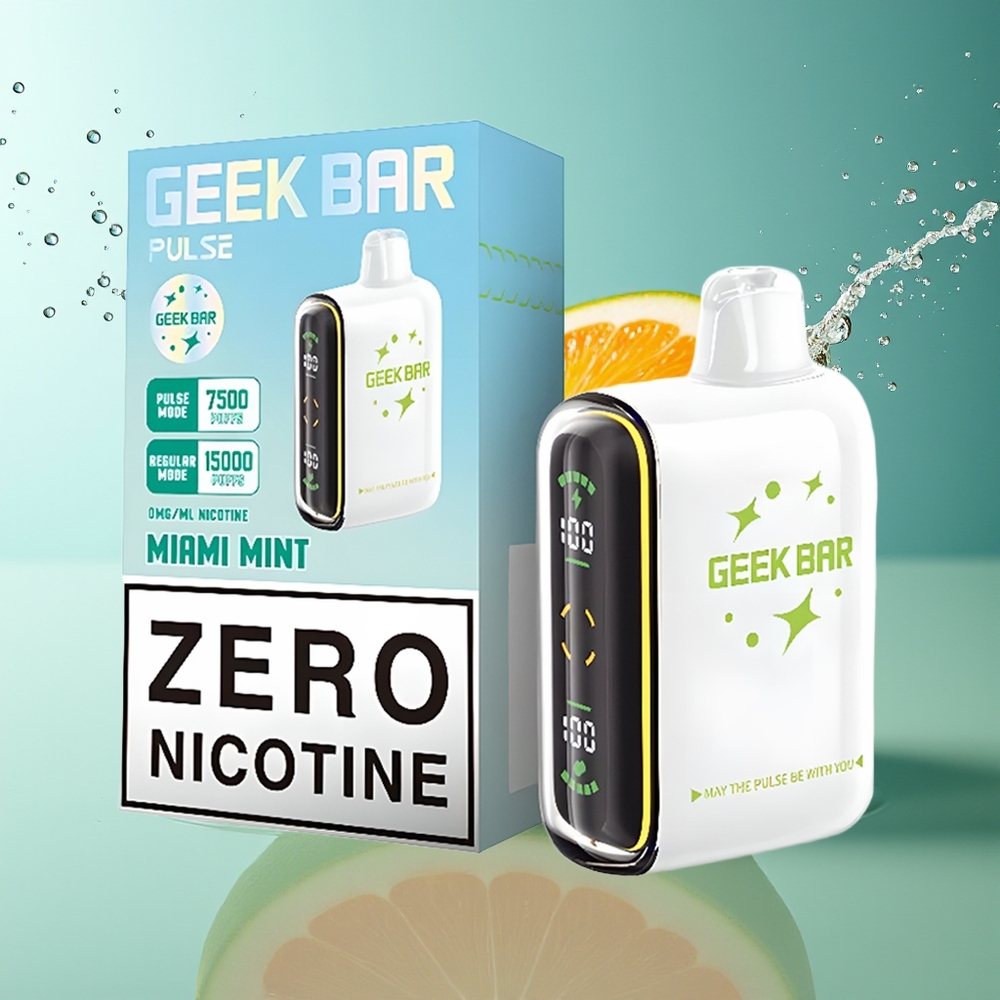 GEEK BAR Pulse 15000 Trekken 16ML Vloeistof USB-C Luchtstroom Aanpasbaar Nul Nicotine