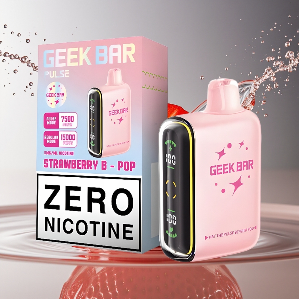 GEEK BAR Pulse 15000 Trekken 16ML Vloeistof USB-C Luchtstroom Aanpasbaar Nul Nicotine