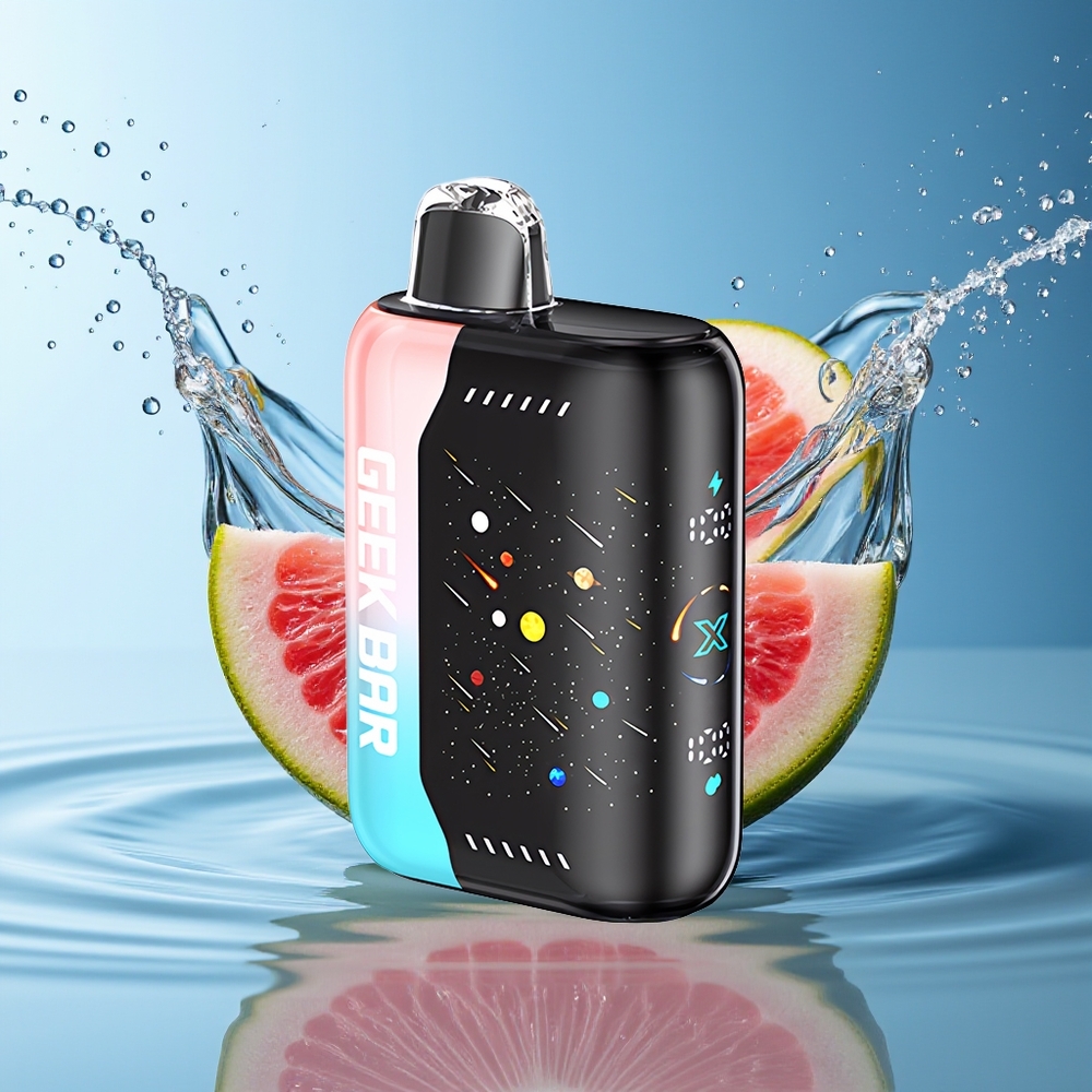 GEEK BAR Pulse X 42K Puff Roze & Blauw Meteor Editie Dubbel Mesh Coil 820mAh