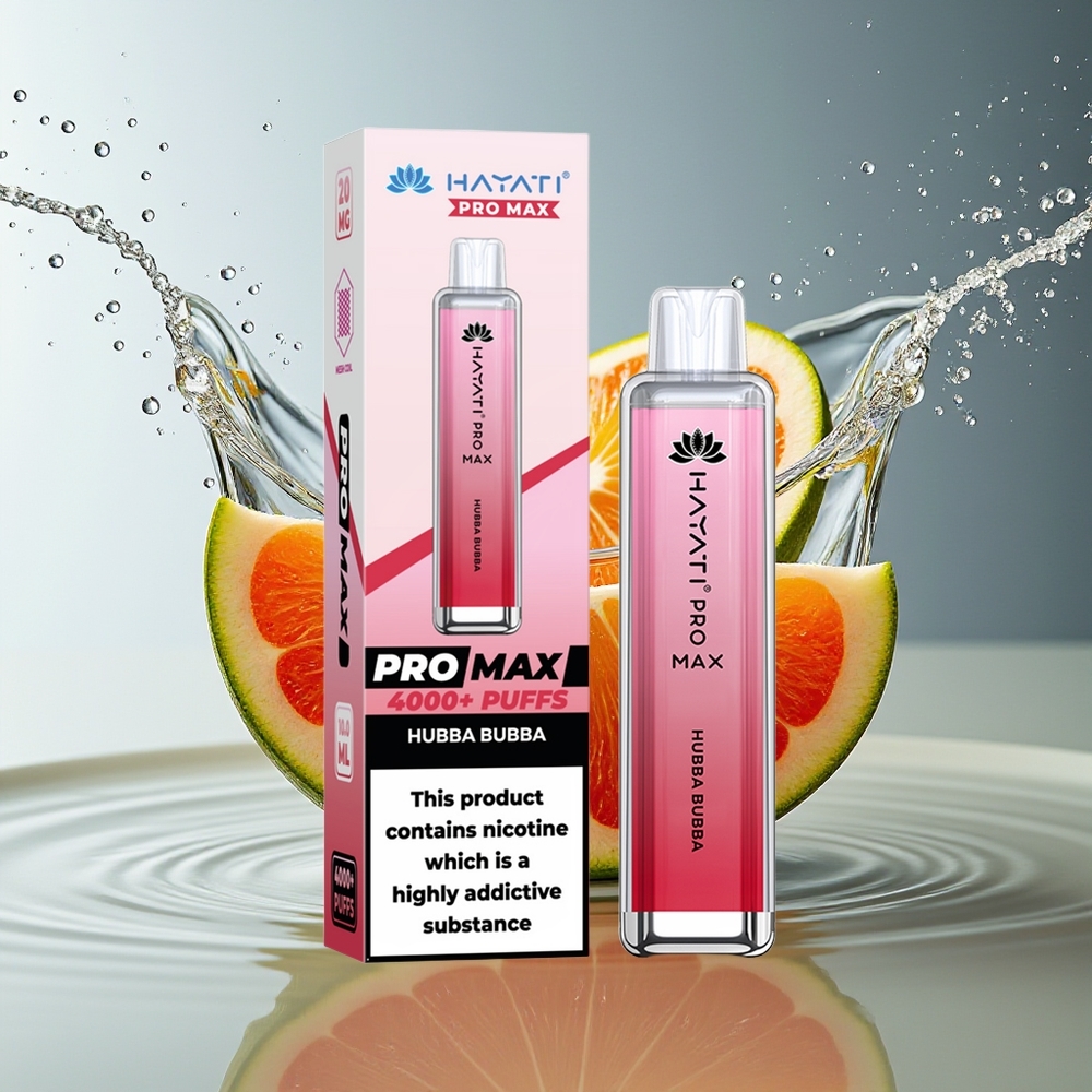 Hayati Pro Max 4000 Puffs Wegwerp Vape Hubba Bubba TPD-Compliant 2ml/10ml 1400mAh