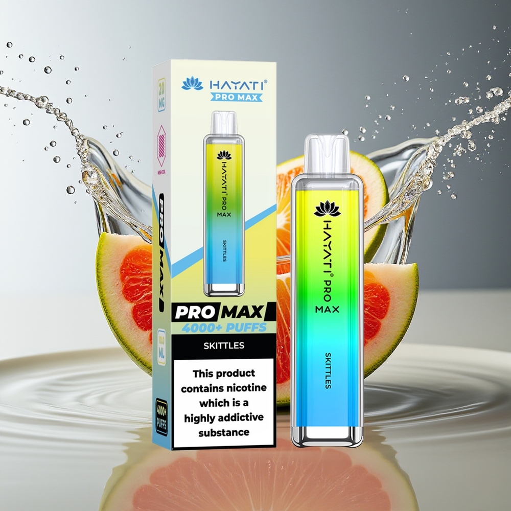 Hayati Pro Max 4000 Puffs Wegwerp Vape Regenboog 2% 1400mAh TPD