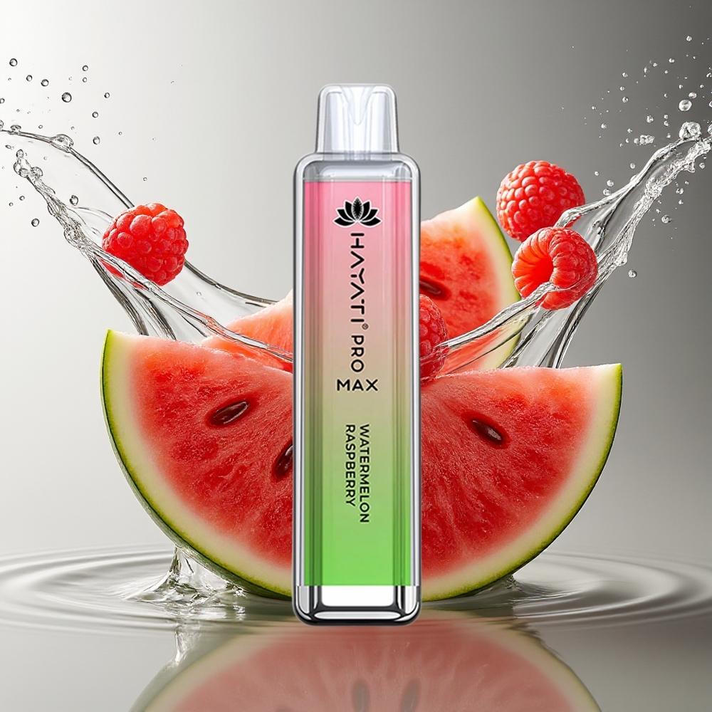 Hayati Pro Max 4000 Trekken Watermelon Framboos LED Oplaadbaar TPD