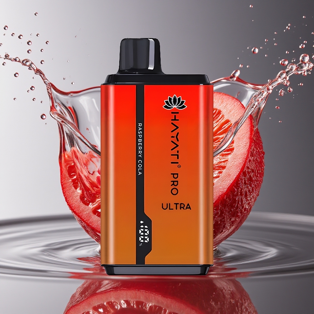 Hayati Pro Ultra 15000 Puff Framboos Cola 2x12ml 850mAh 2%