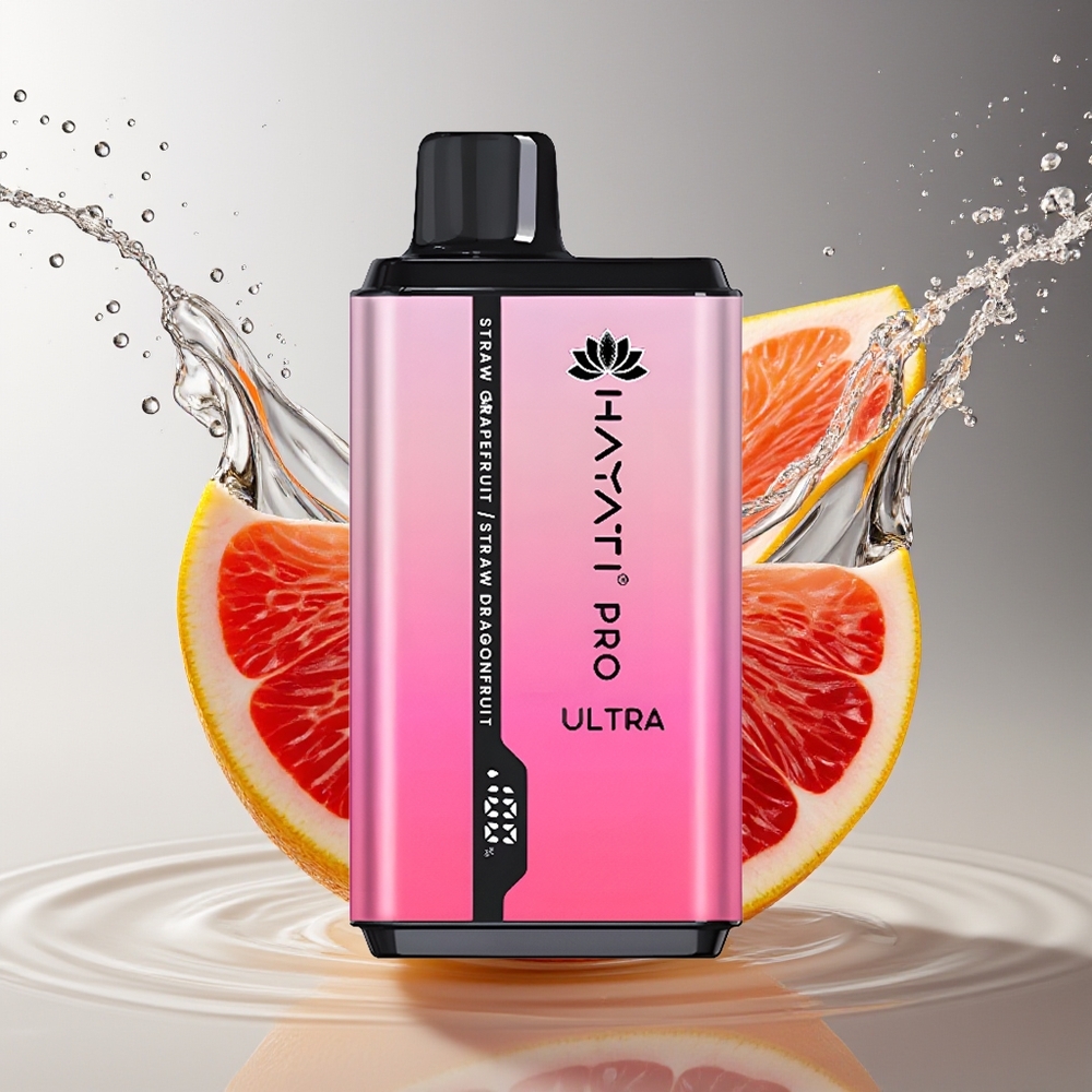 Hayati Pro Ultra 15000 Puffs Aardbei Grapefruit Aardbei Drakenvrucht 850mAh 2x12ml 2%