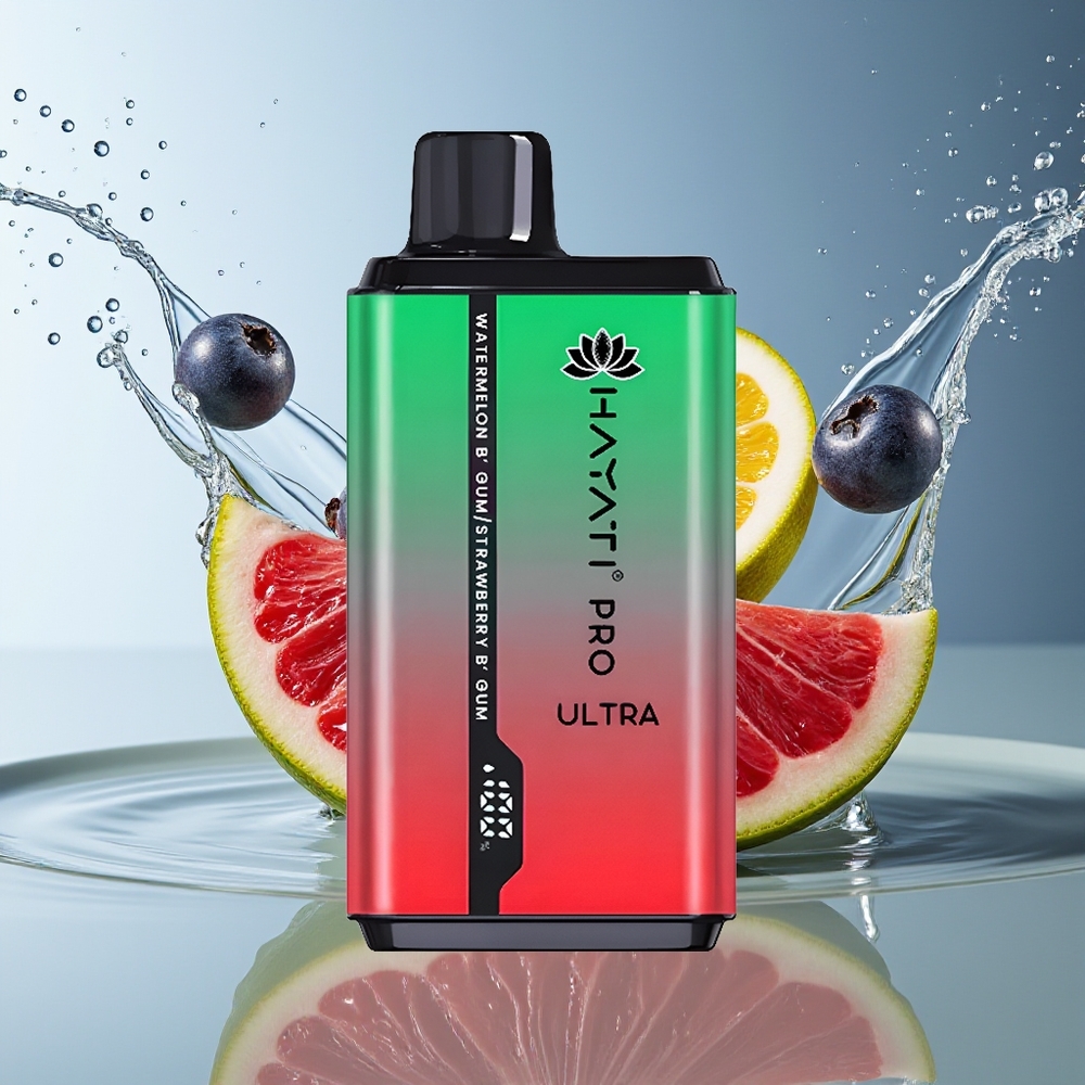 Hayati Pro Ultra 15000 Puffs Blauwe Bes Framboos Kers Citroen & Blauwe Bes 2 12ml 2%