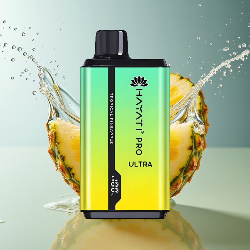 Hayati Pro Ultra 15000 Puffs Tropische Ananas 850mAh 24ml 2%