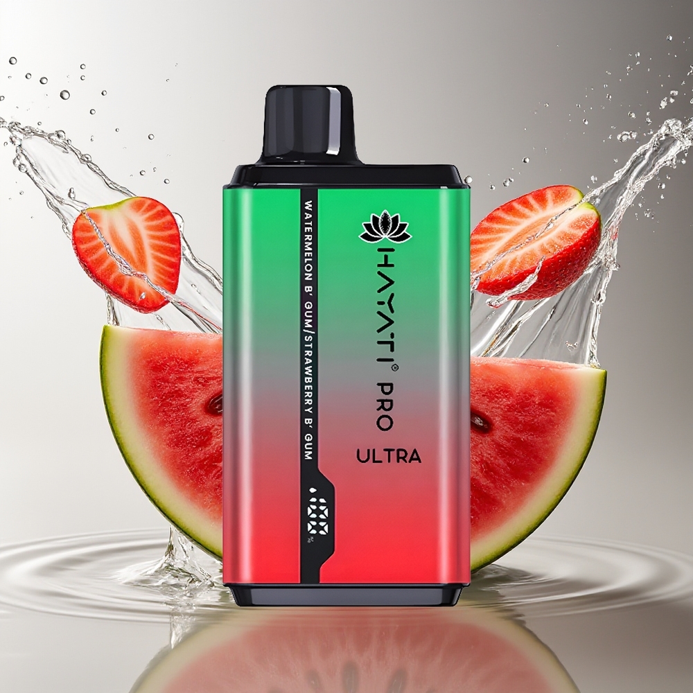 Hayati Pro Ultra 15000 Puffs Watermeloen Bubblegum Aardbei Bubblegum 850mAh 24ml 2%