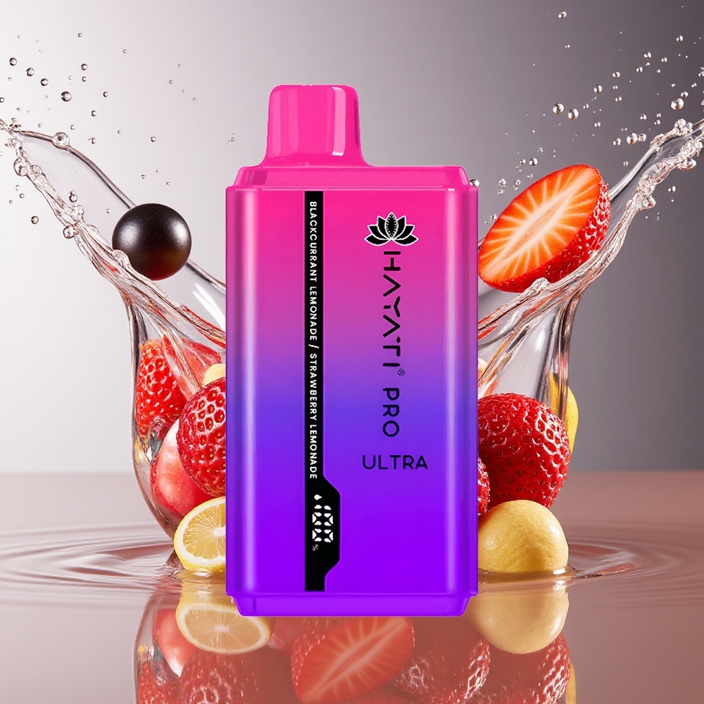 Hayati Pro Ultra 15000 Puffs Zwarte Bes Citroen Aardbei Citroen 850mAh 24ml 2%