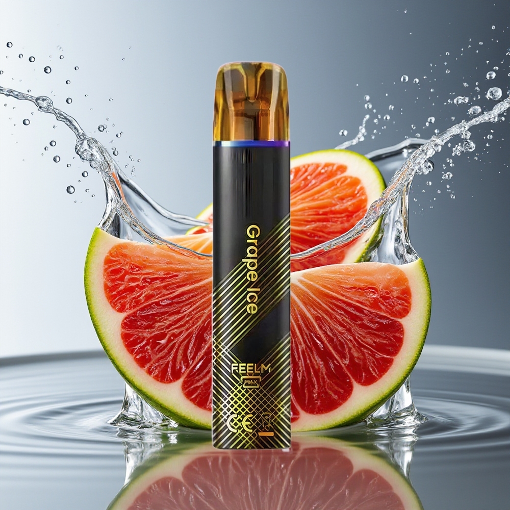 JNR Black&Golden 800 Puffs Wegwerp Vape Druif IJs 2% Nicotine 550mAh 2ml TPD
