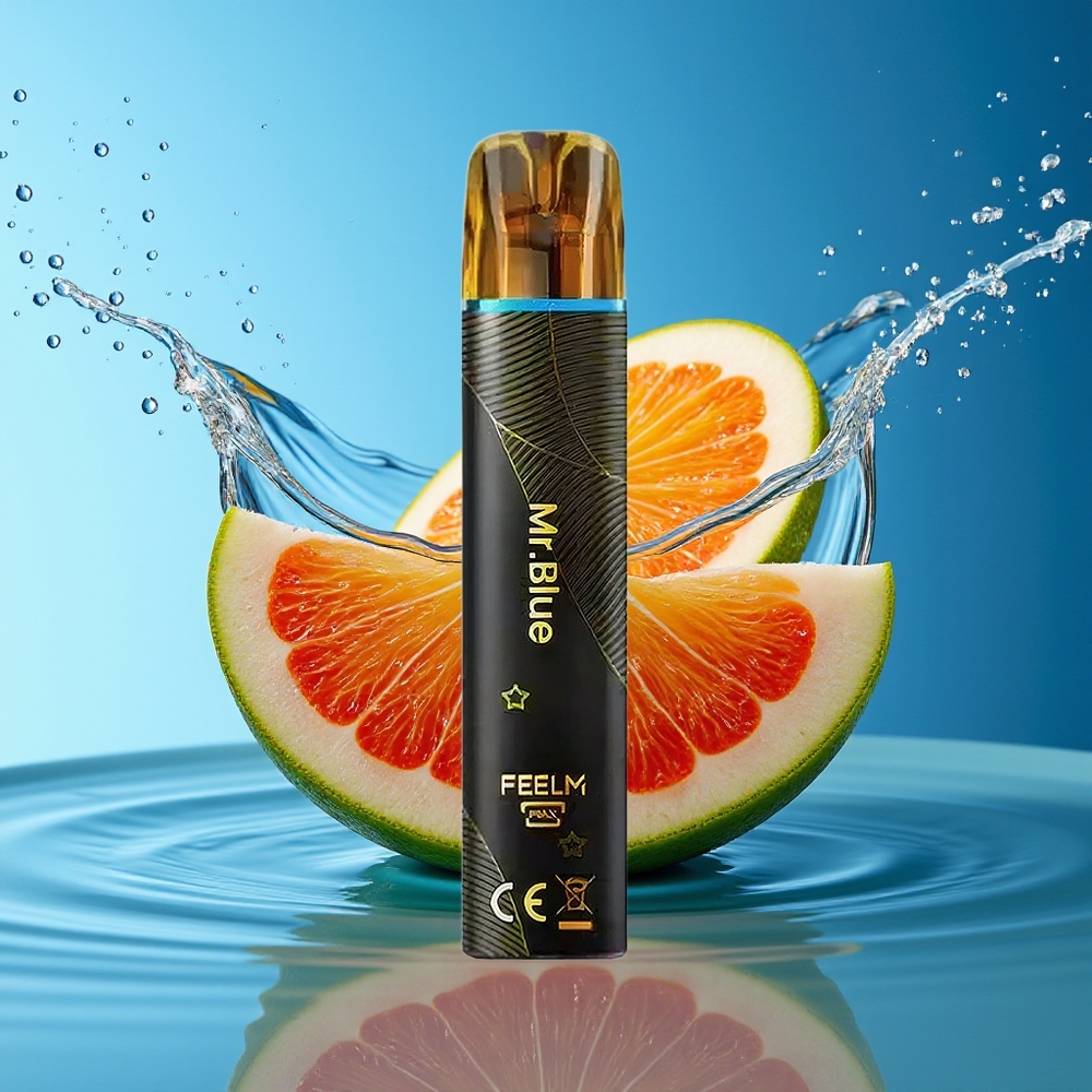 JNR Black&Golden 800 Puffs Wegwerp Vape Meneer Blauw 2% 550mAh 2ml TPD