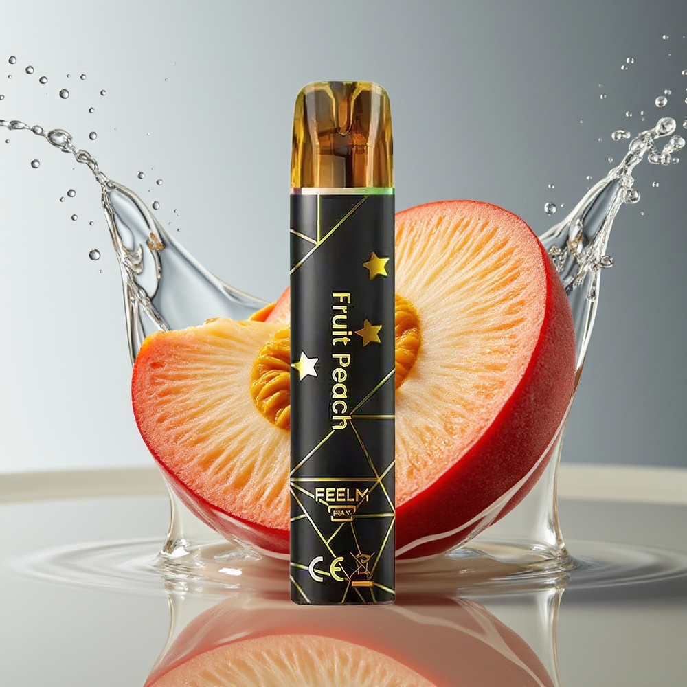 JNR Black&Golden 800 Puffs Wegwerp Vape Perzik Fruit 550mAh 2ml 2%
