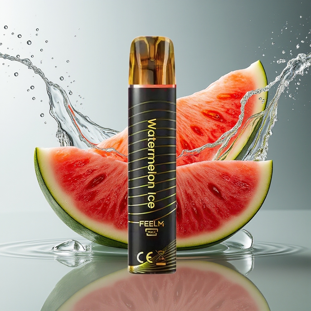 JNR Black&Golden 800 Puffs Wegwerp Vape Watermeloen Ijs TPD 2% 550mAh 2ml
