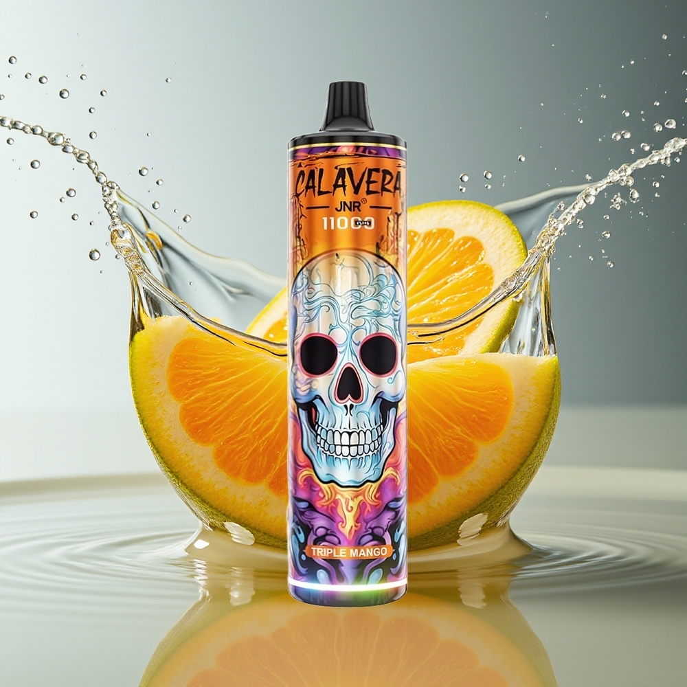 JNR Calavera 11000 Puffs Disposable Drievoudige Mango Type-C 850mAh 21ml 1.0ohm Mesh