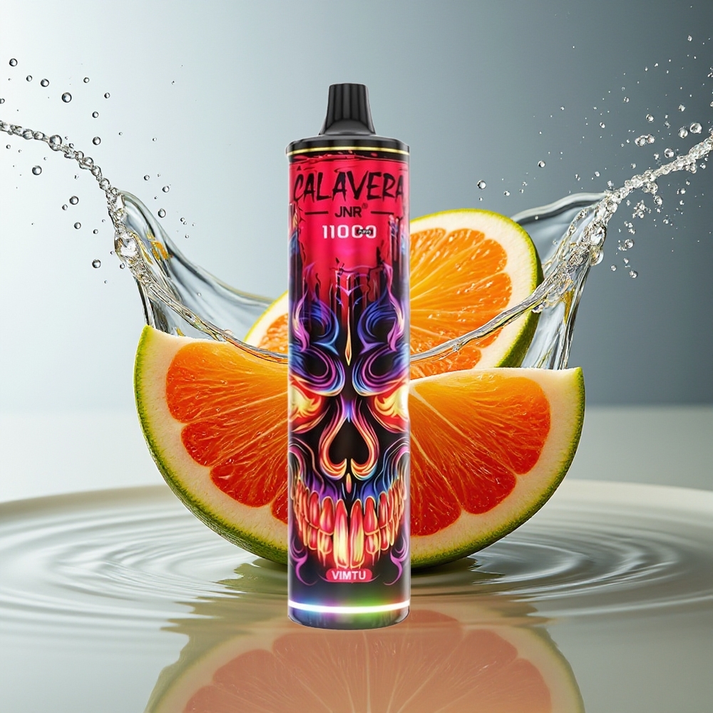 JNR Calavera 11000 Puffs Type-C 850mAh 21ml 1.0ohm Mesh 0/2/5% Nic Wegwerp Vape Vimtu