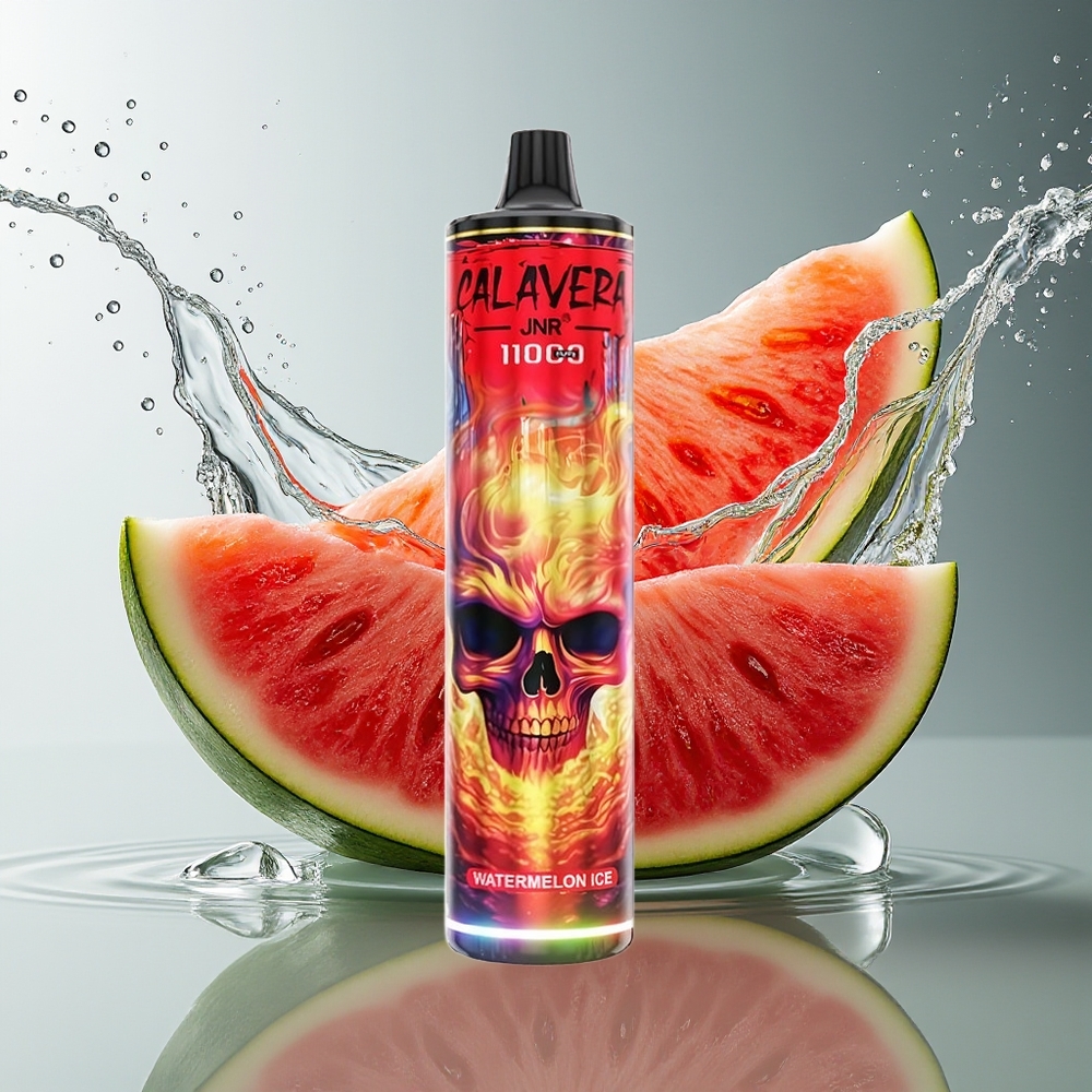 JNR Calavera 11000 Puffs Watermeloen IJs Type-C 850mAh 21ml 1.0ohm Mesh